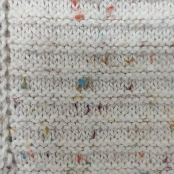 Talbot's Women's M Cream Speckled Cardigan, Excellent Condition - Picture 4 of 4